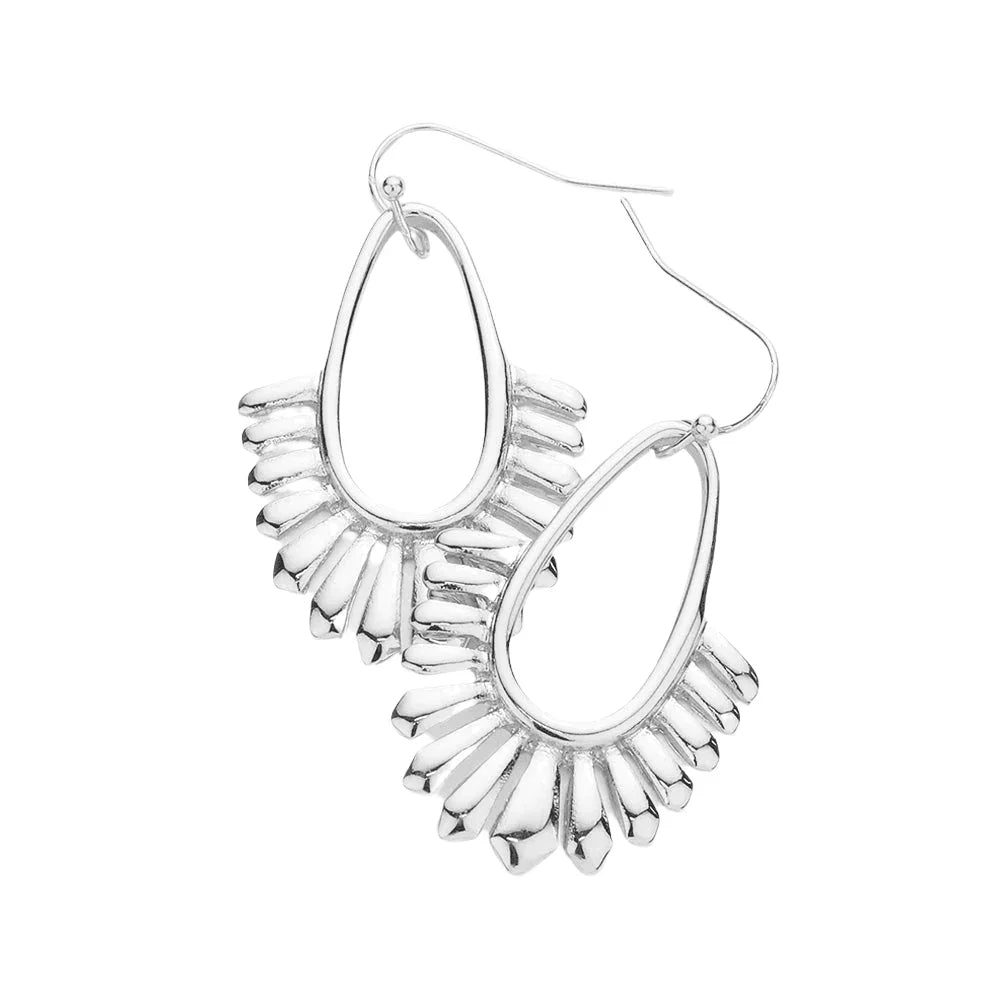 Abstract Metal Dangle Earrings - Jewelry Store by Erik Rayo