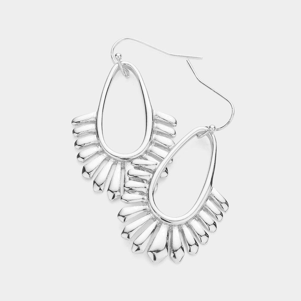 Abstract Metal Dangle Earrings - Jewelry Store by Erik Rayo