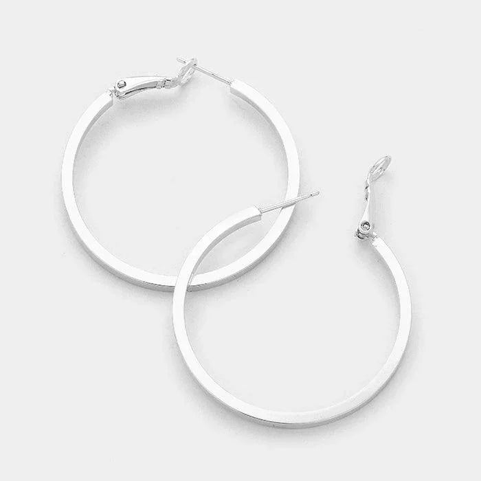 14K Gold Filled 1.5 inch Hypoallergenic Metal Hoop Earrings - Jewelry Store by Erik Rayo