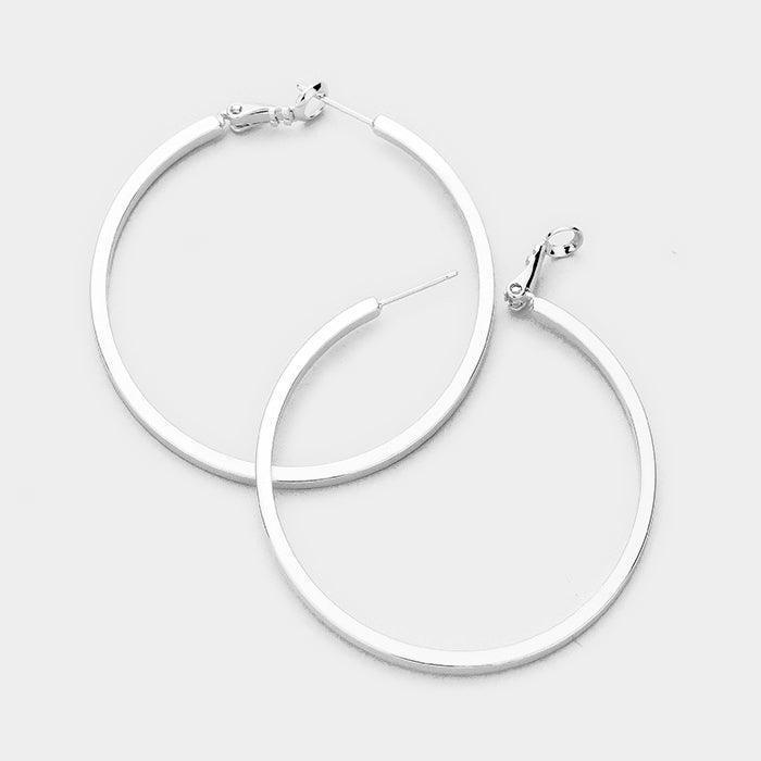 14K Gold Filled 2 inch Hypoallergenic Metal Hoop Earrings - Jewelry Store by Erik Rayo