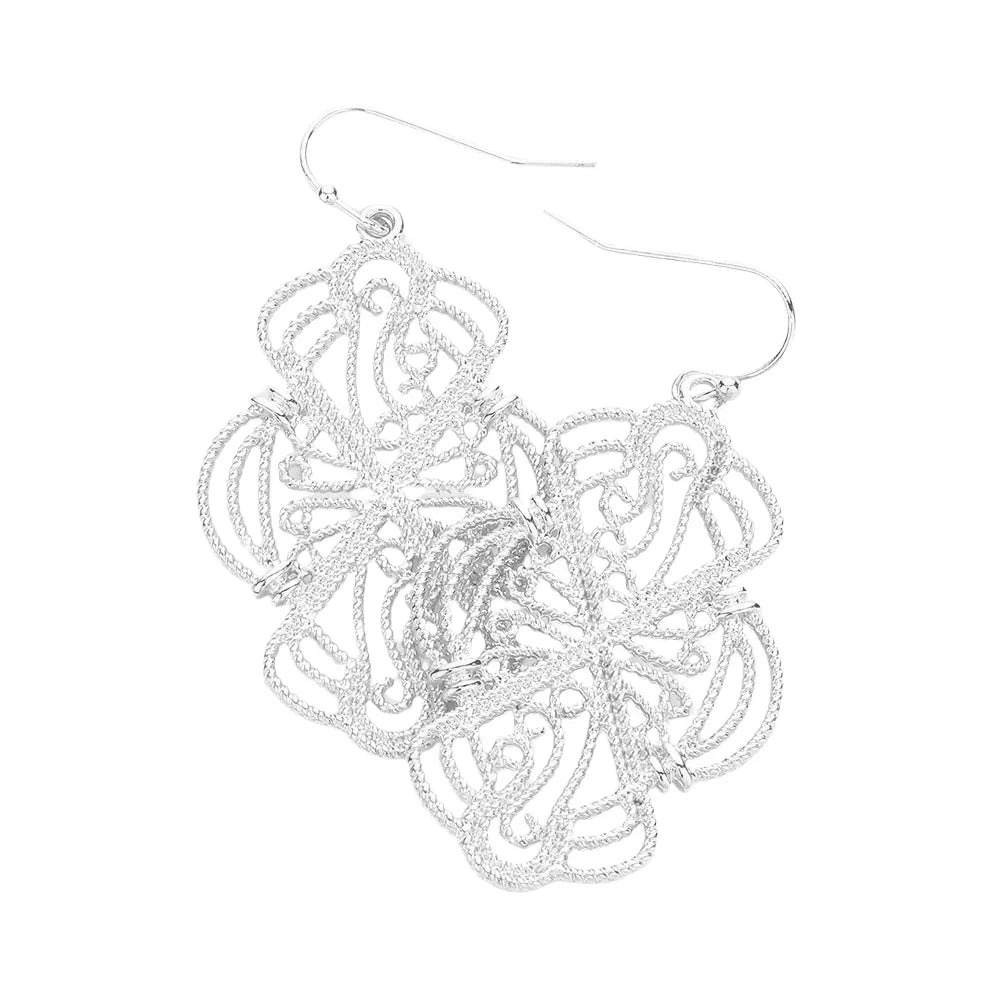 Abstract Metal Dangle Earrings - Jewelry Store by Erik Rayo