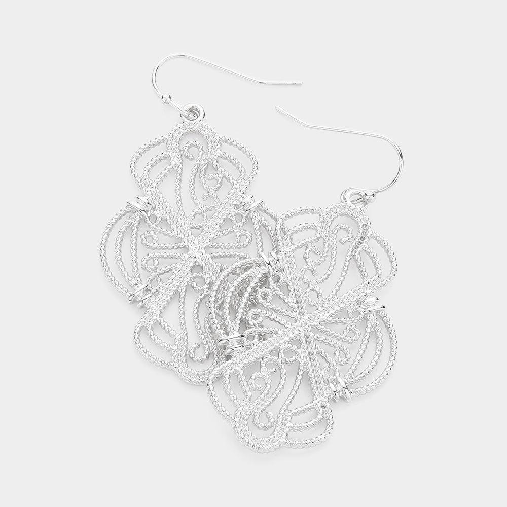 Abstract Metal Dangle Earrings - Jewelry Store by Erik Rayo