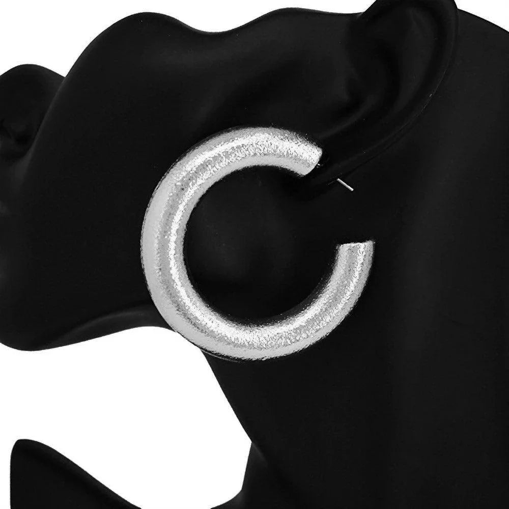 Metal Hoop Earrings - Jewelry Store by Erik Rayo