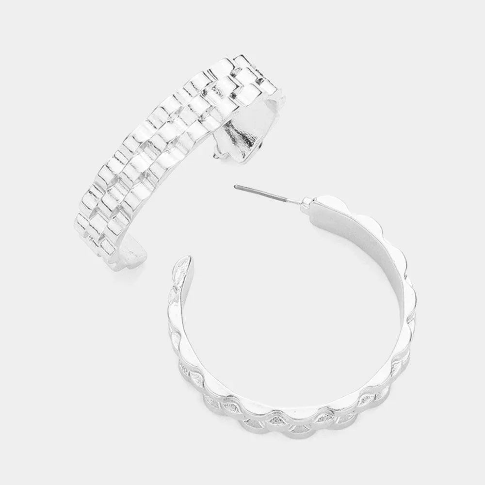 Metal Jubilee Hoop Earrings - Jewelry Store by Erik Rayo