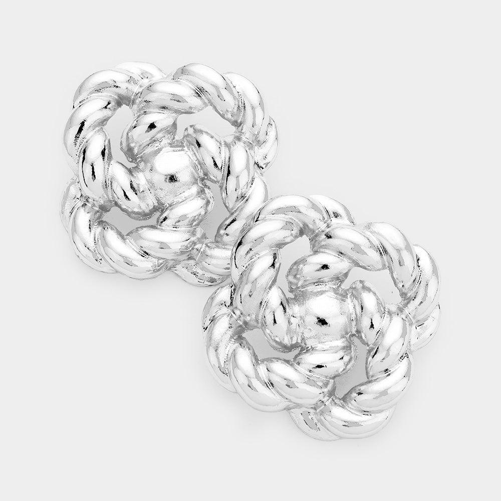 Twisted Metal Earrings - Jewelry Store by Erik Rayo