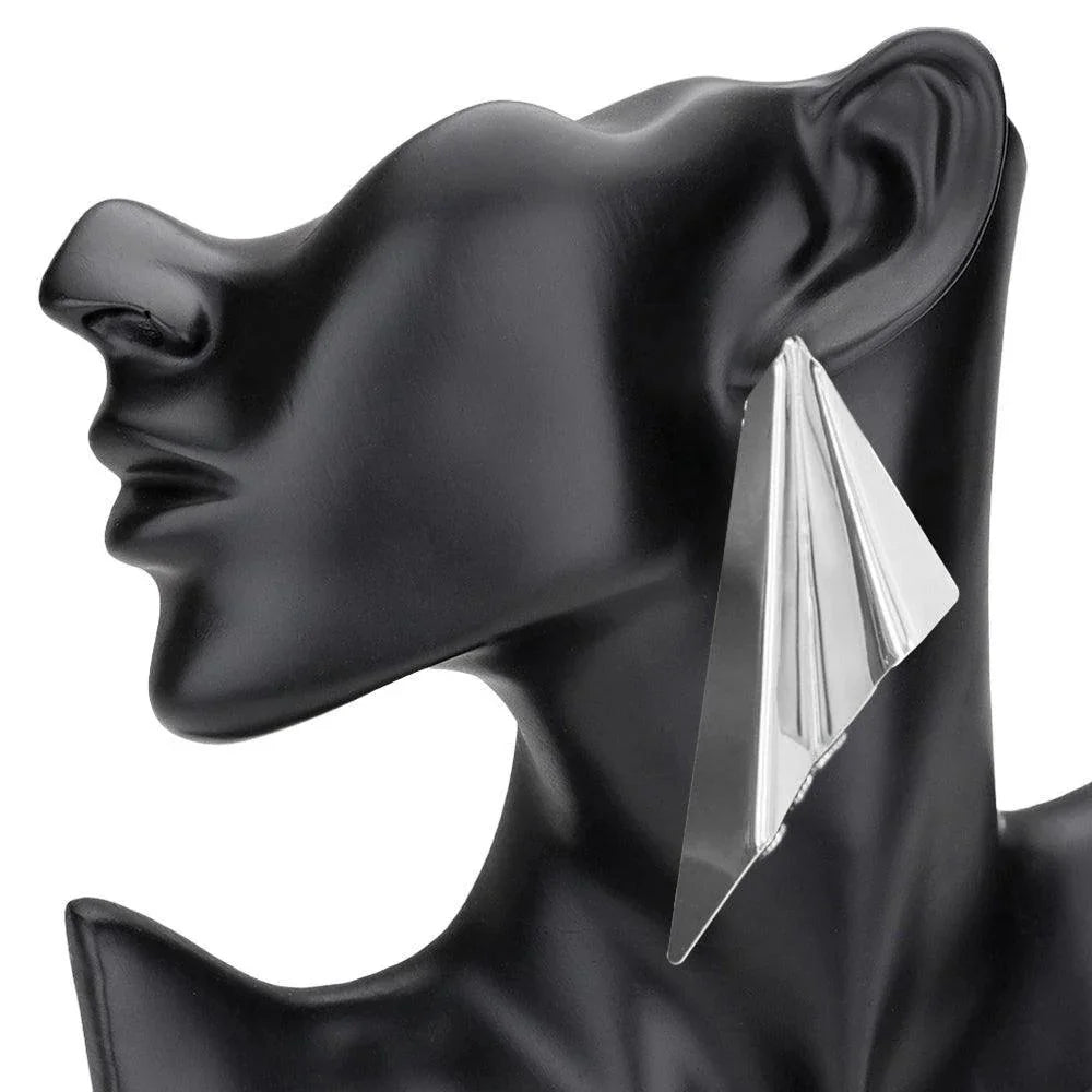 Abstract Bent Metal Earrings - Jewelry Store by Erik Rayo