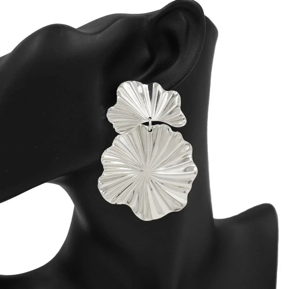 Abstract Metal Link Dangle Earrings - Jewelry Store by Erik Rayo