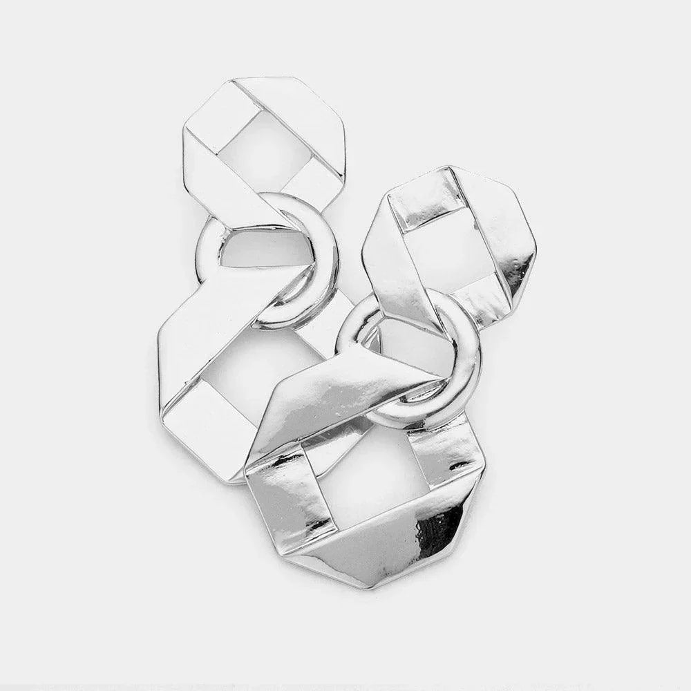 Abstract Metal Earrings - Jewelry Store by Erik Rayo