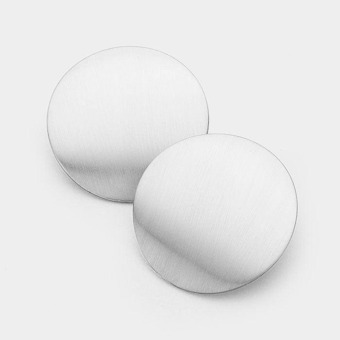 Metal Disc Earrings - Jewelry Store by Erik Rayo