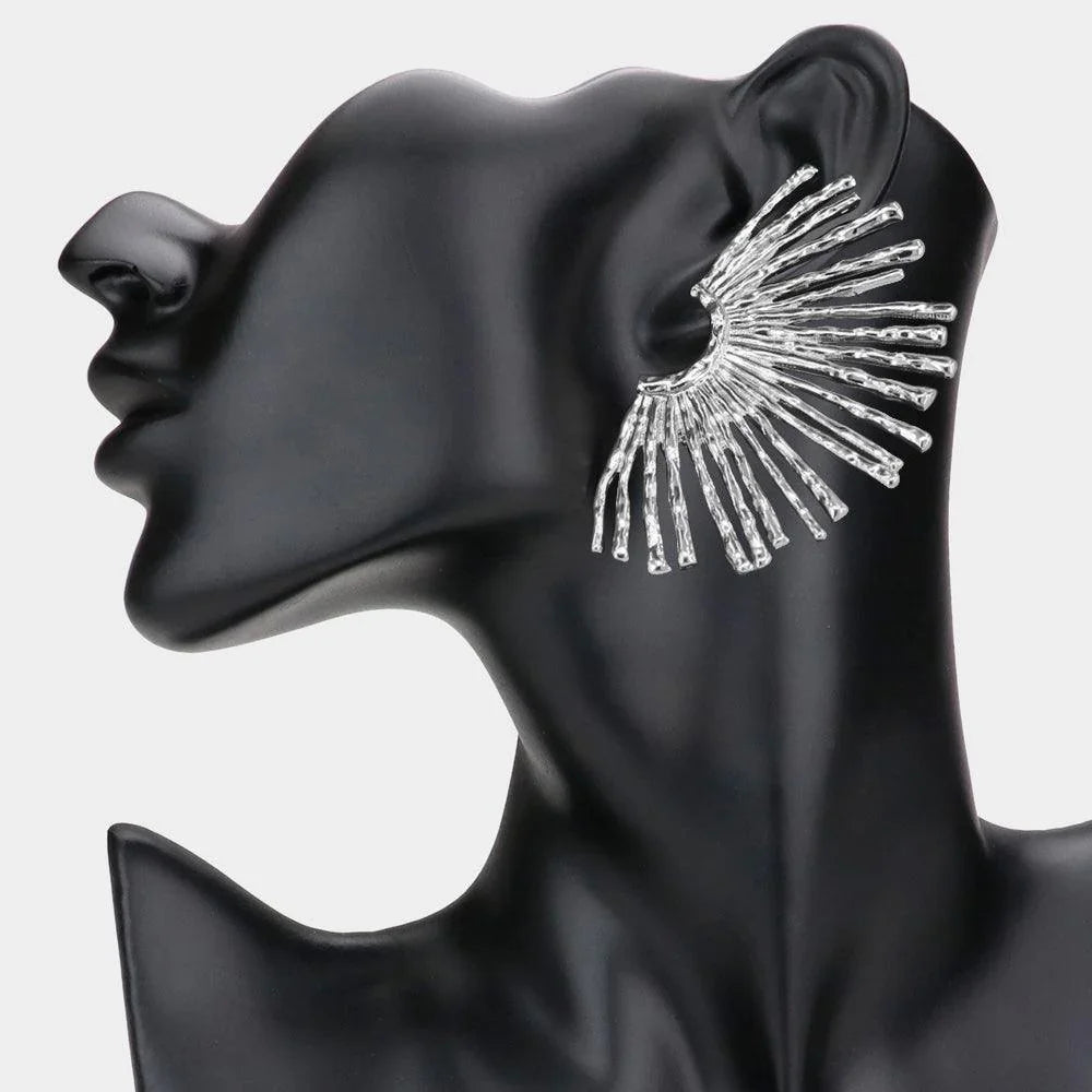 Abstract Metal Earrings - Jewelry Store by Erik Rayo