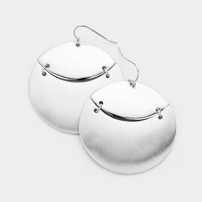 Geometric Metal Dangle Earrings - Jewelry Store by Erik Rayo