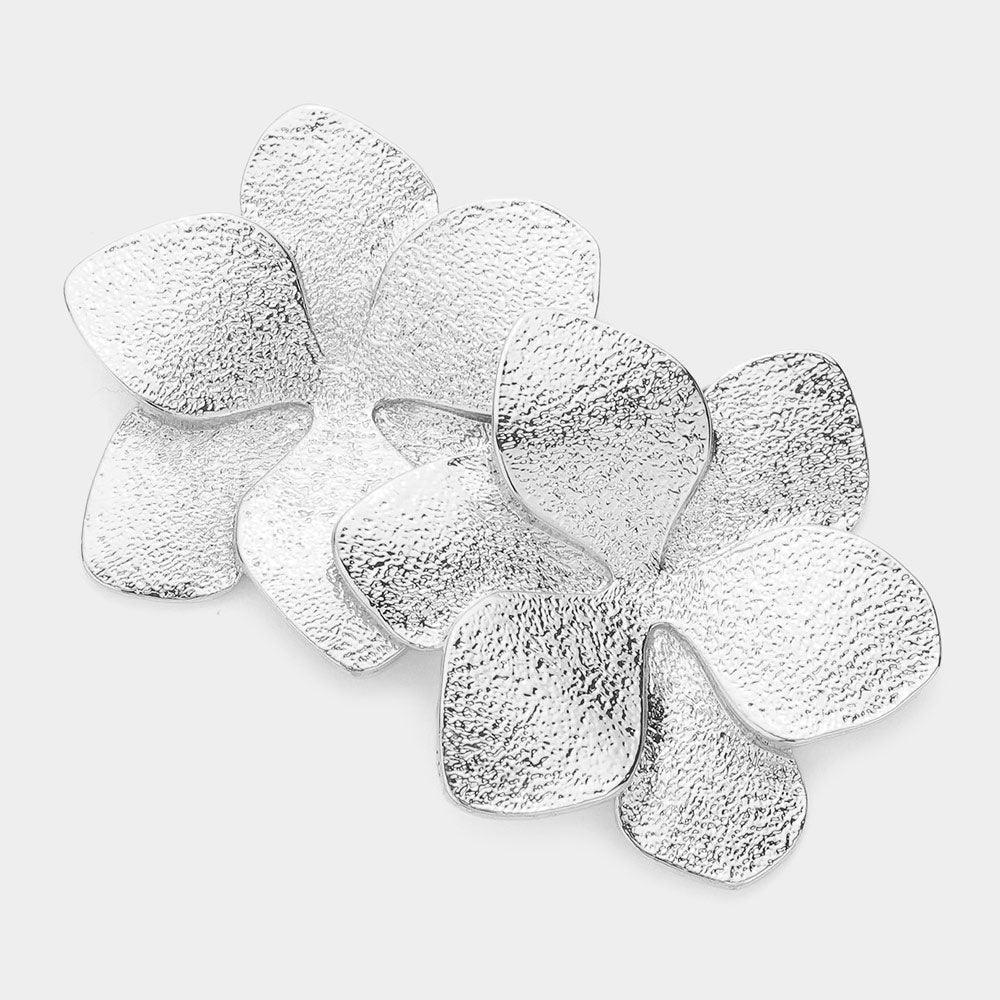 Abstract Metal Floral Earrings - Jewelry Store by Erik Rayo