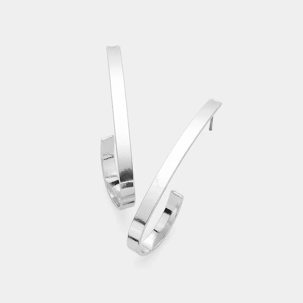 Abstract Metal Earrings - Jewelry Store by Erik Rayo