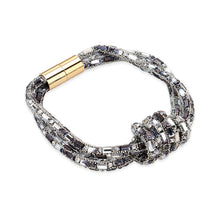 Load image into Gallery viewer, Clear Bling Knot Magnetic Bracelet
