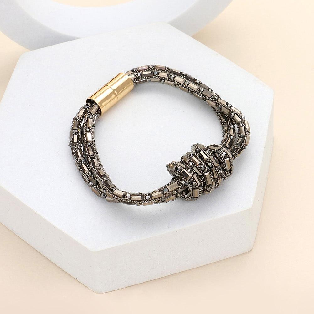 Bling Knot Magnetic Bracelet