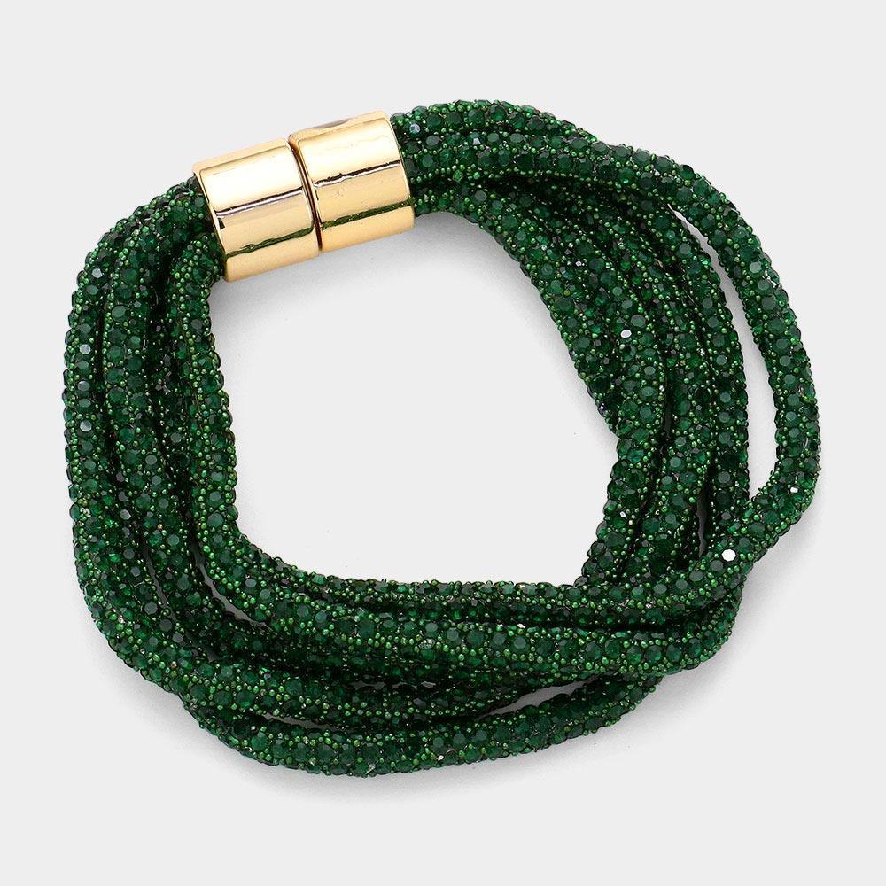 Gold Bling Multi Layered Magnetic Bracelet - Jewelry Store by Erik Rayo