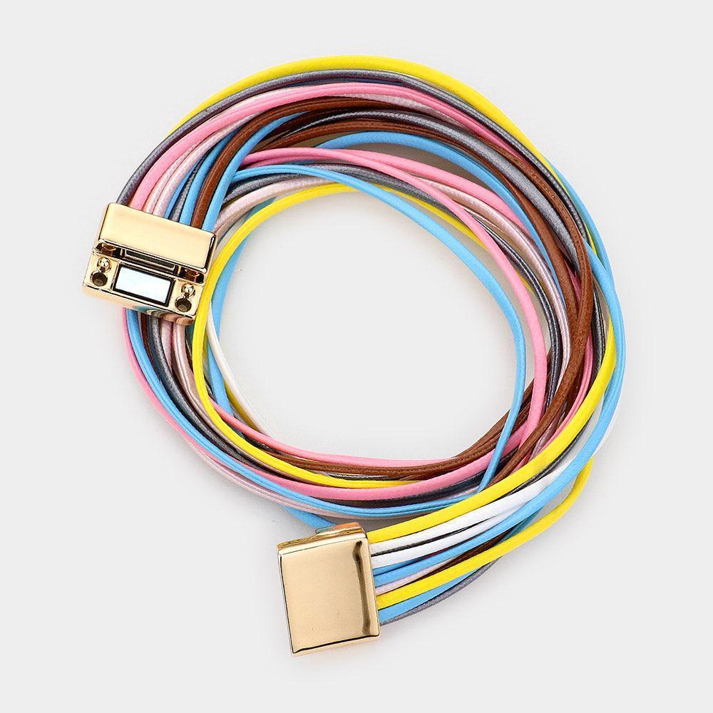 Faux Leather Wrap Bracelet - Jewelry Store by Erik Rayo