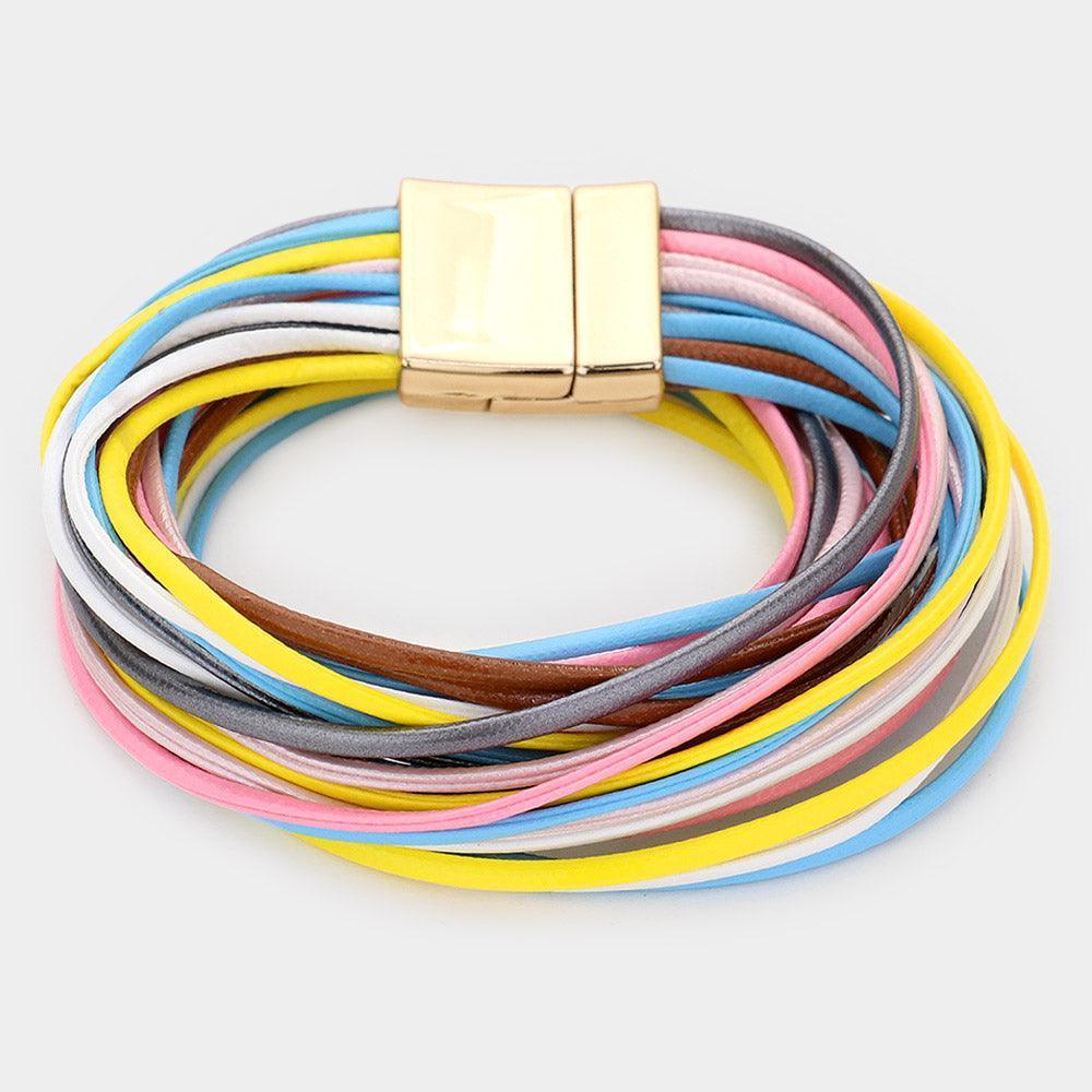 Faux Leather Wrap Bracelet - Jewelry Store by Erik Rayo