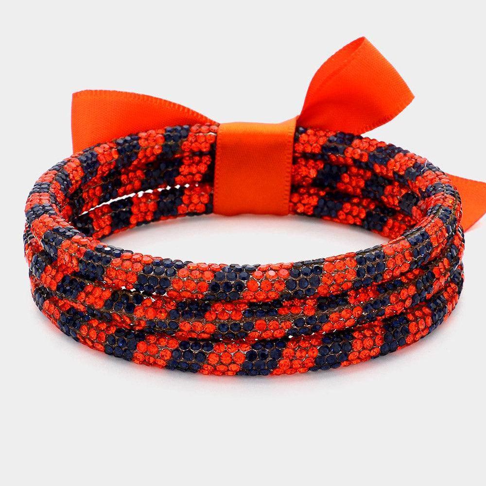 3PCS - Rhinestone Pave Bangle Layered Bracelets - Jewelry Store by Erik Rayo