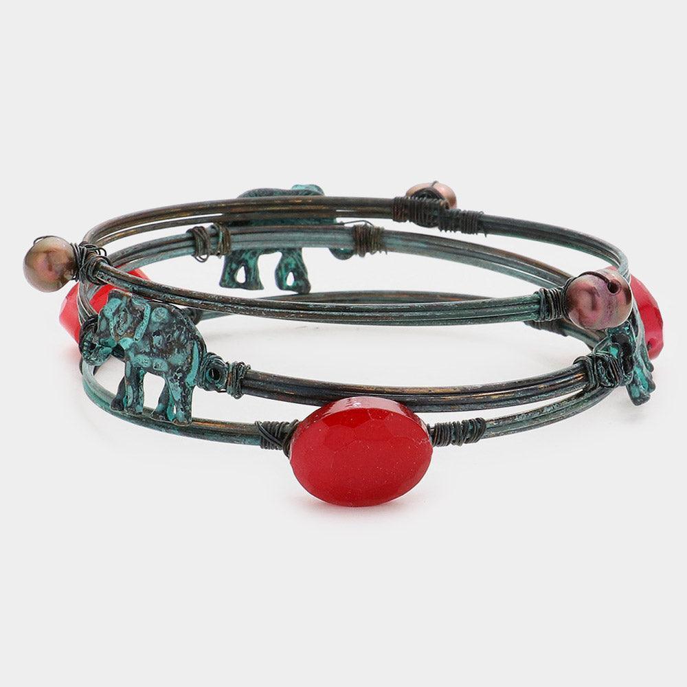 3PCS Vintage Elephant Bracelets - Jewelry Store by Erik Rayo