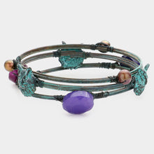 Load image into Gallery viewer, Purple 3PCS  Vintage Owl Bracelets
