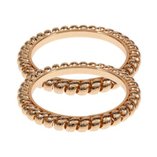 Load image into Gallery viewer, Gold 2PCS  Curly Metal Bangle Bracelets
