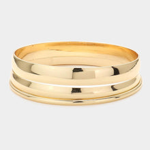 Load image into Gallery viewer, Gold 3PCS  Metal Multi Layered Bangle Bracelets
