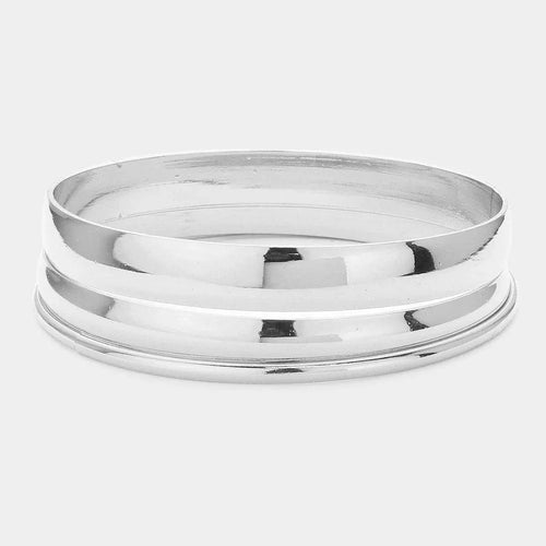 3PCS - Metal Multi Layered Bangle Bracelets - Jewelry Store by Erik Rayo