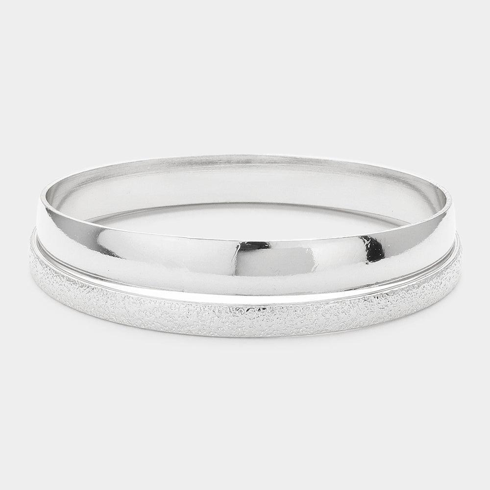 2PCS - Metal Double Layered Bangle Bracelets - Jewelry Store by Erik Rayo