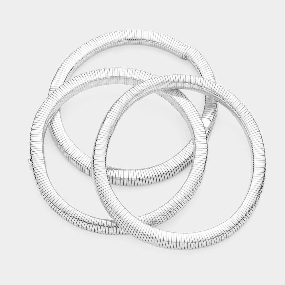 3PCS - Metal Stretch Bracelets - Jewelry Store by Erik Rayo