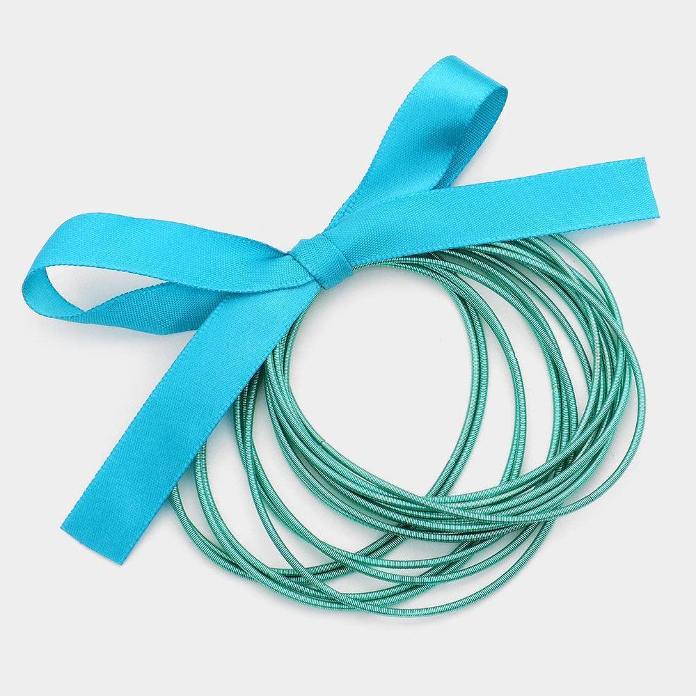 15PCS - Guitar String Stackable Stretch Bracelets - Jewelry Store by Erik Rayo