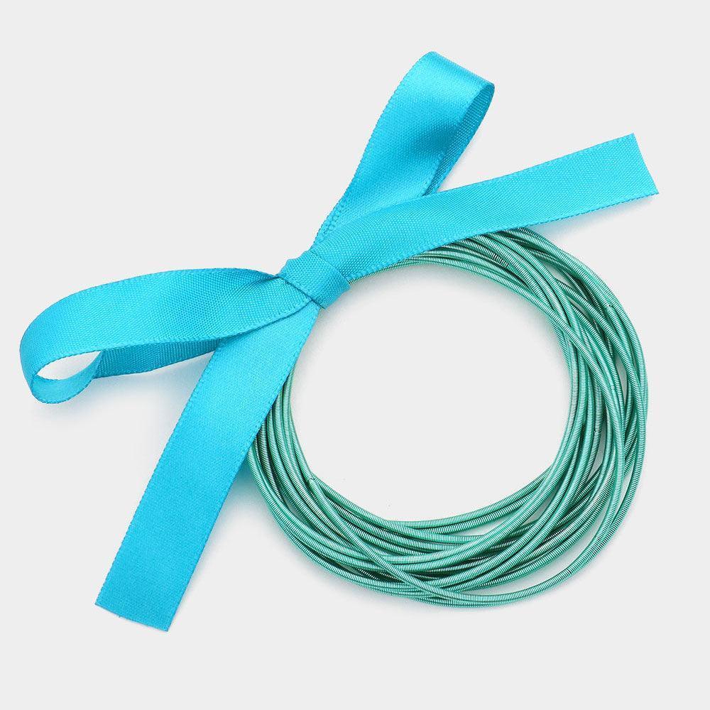 15PCS - Guitar String Stackable Stretch Bracelets - Jewelry Store by Erik Rayo