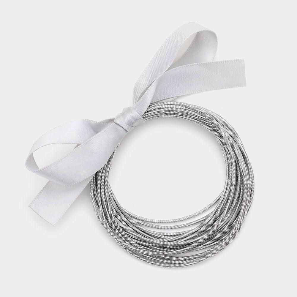 15PCS - Guitar String Stackable Stretch Bracelets - Jewelry Store by Erik Rayo