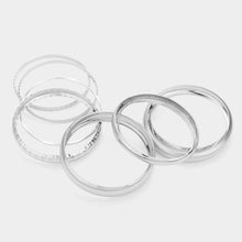 Load image into Gallery viewer, 10PCS - Metal Multi Layered Bangle Bracelets
