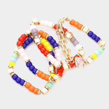 Load image into Gallery viewer, 4PCS - Cube Resin Beaded Stretch Bracelets
