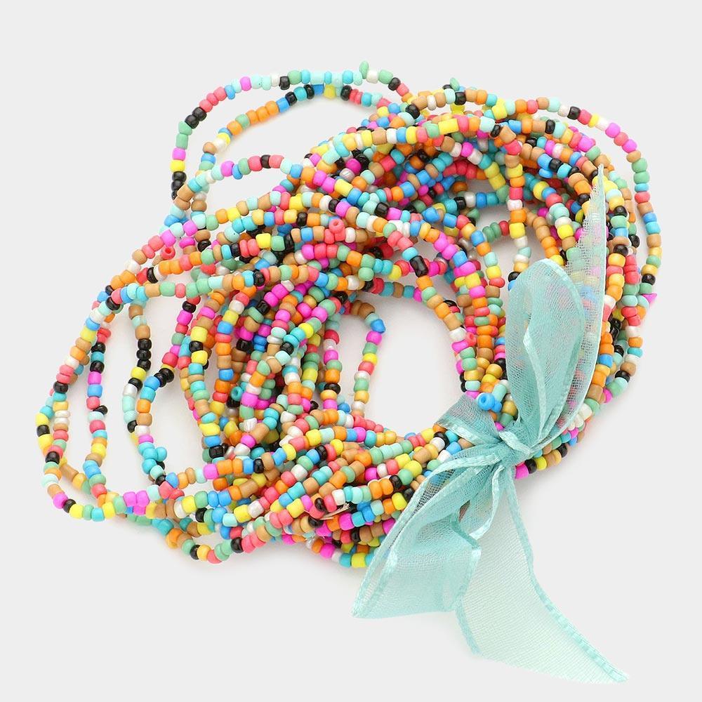 25PCS - Seed Beaded Stretch Bracelets - Jewelry Store by Erik Rayo
