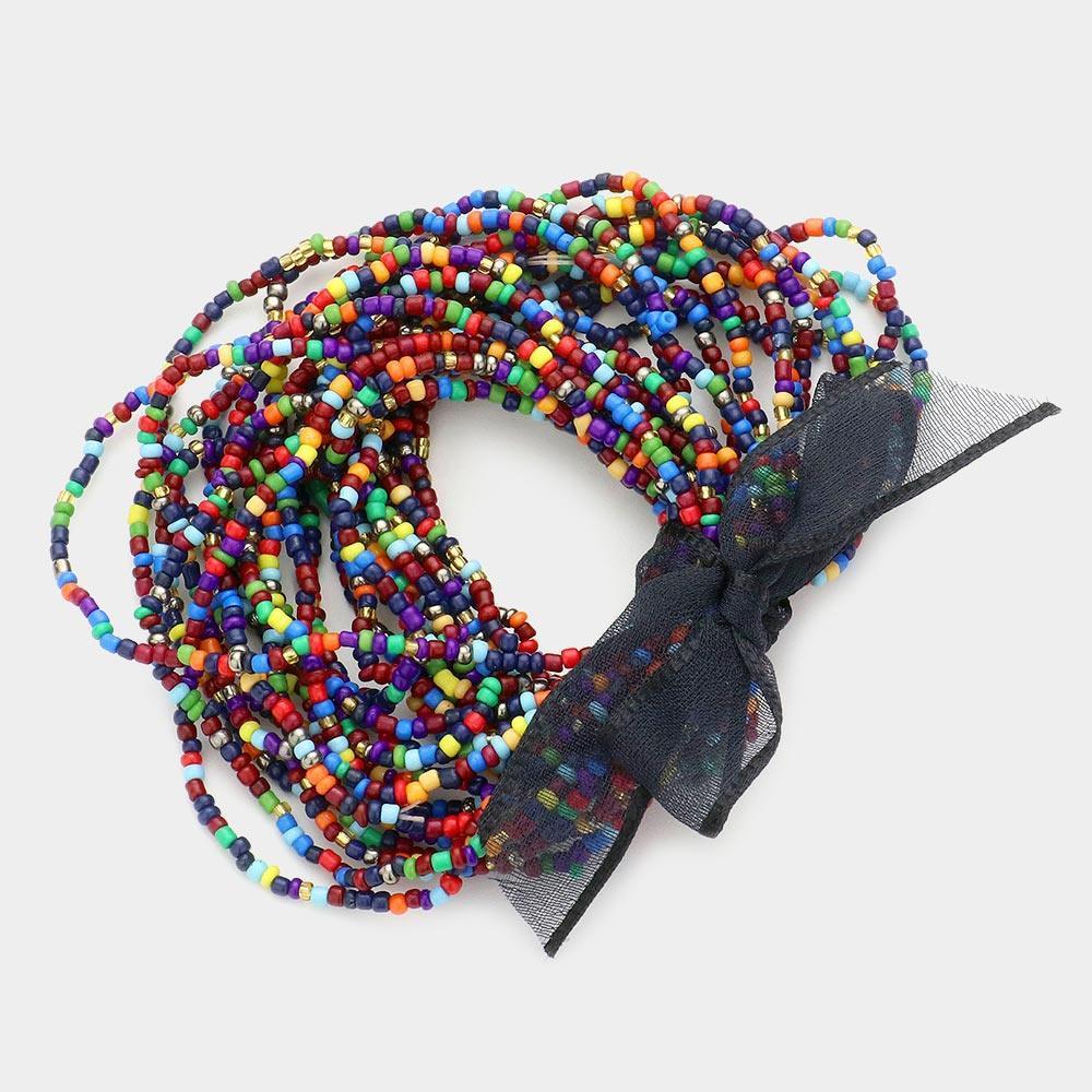 25PCS - Seed Beaded Stretch Bracelets - Jewelry Store by Erik Rayo