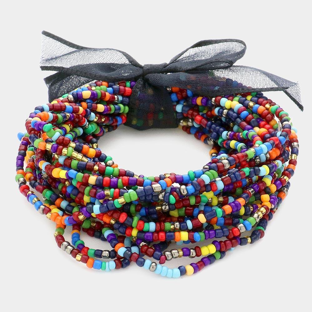 25PCS - Seed Beaded Stretch Bracelets - Jewelry Store by Erik Rayo