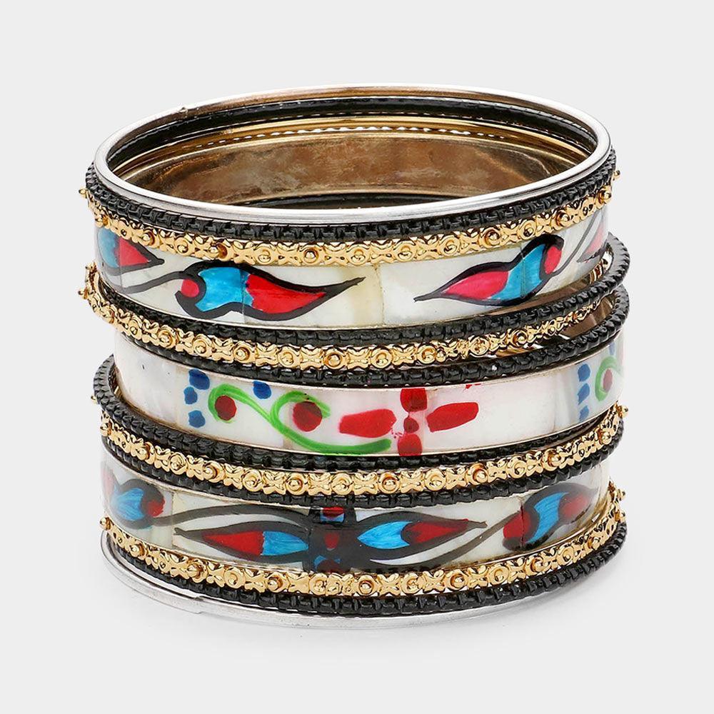 15PCS - Stackable Bangle Bracelets - Jewelry Store by Erik Rayo