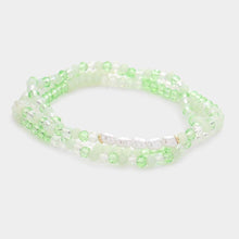 Load image into Gallery viewer, Mint 3PCS - Pearl Faceted Beaded Stretch Bracelets
