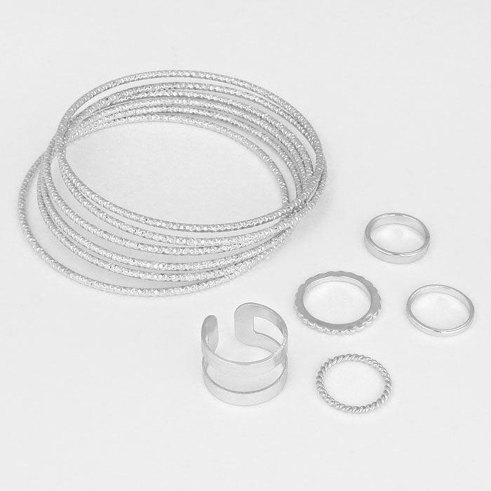 MultiLayered Bracelet With Rings - Jewelry Store by Erik Rayo