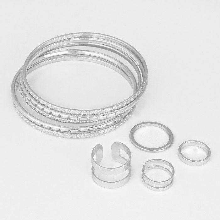 MultiLayered Bracelet With Rings - Jewelry Store by Erik Rayo