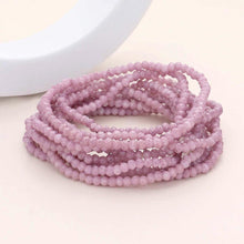 Load image into Gallery viewer, 10PCS - Faceted Beaded Multi Layered Stretch Bracelets
