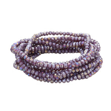 Load image into Gallery viewer, 10PCS - Faceted Beaded Multi Layered Stretch Bracelets
