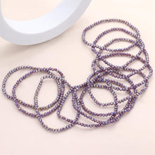 Load image into Gallery viewer, 10PCS - Faceted Beaded Multi Layered Stretch Bracelets
