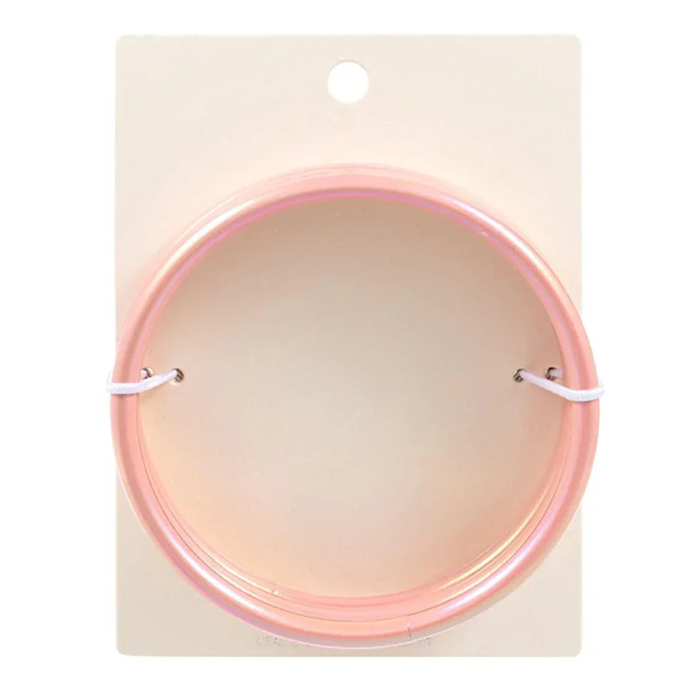 Pink 3PCS - Metallic Multi Layered Bangle Bracelets - Jewelry Store by Erik Rayo