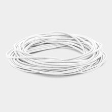 Load image into Gallery viewer, Silver 30PCS  Guitar String Stackable Stretch Bracelets
