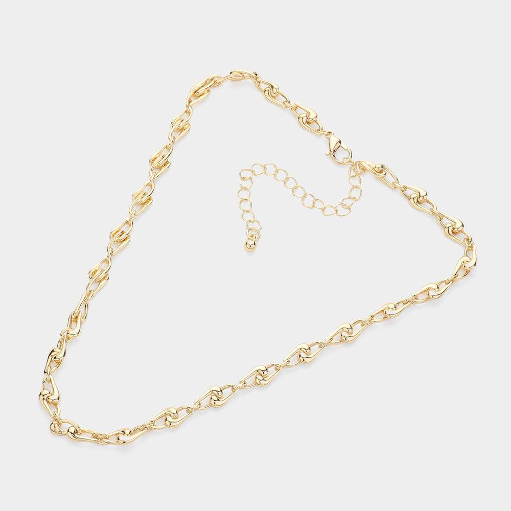 Gold Metal Chain Necklace - Jewelry Store by Erik Rayo