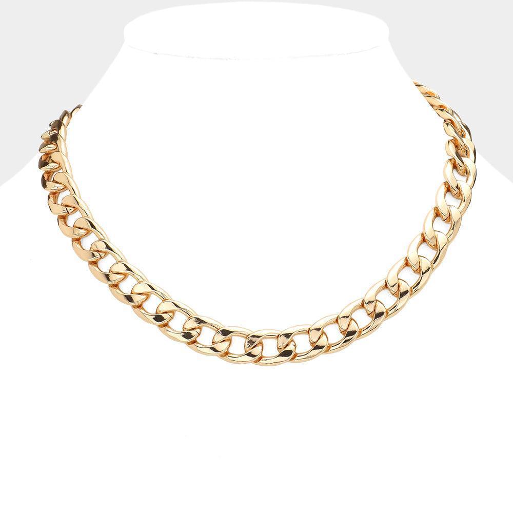 Gold Gold Dipped Metal Chain Necklace - Jewelry Store by Erik Rayo