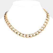 Load image into Gallery viewer, Gold Gold Dipped Metal Chain Necklace
